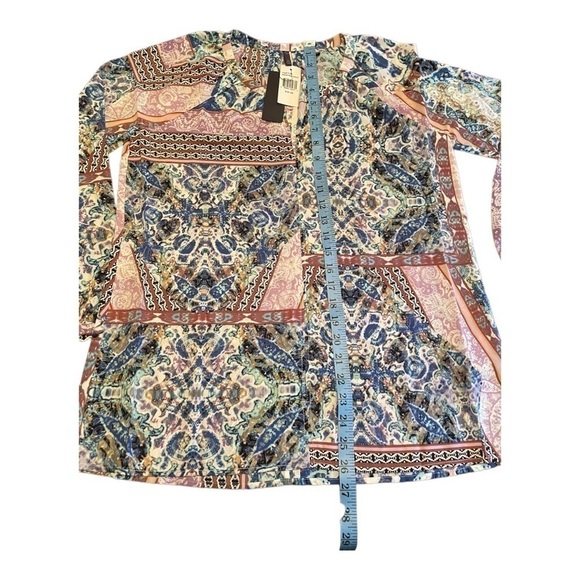 Nydj Peasant Blouse, Free Bird Paisley - Picture 8 of 15